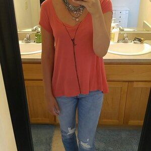 Juicy couture zipper tee-nordstrom